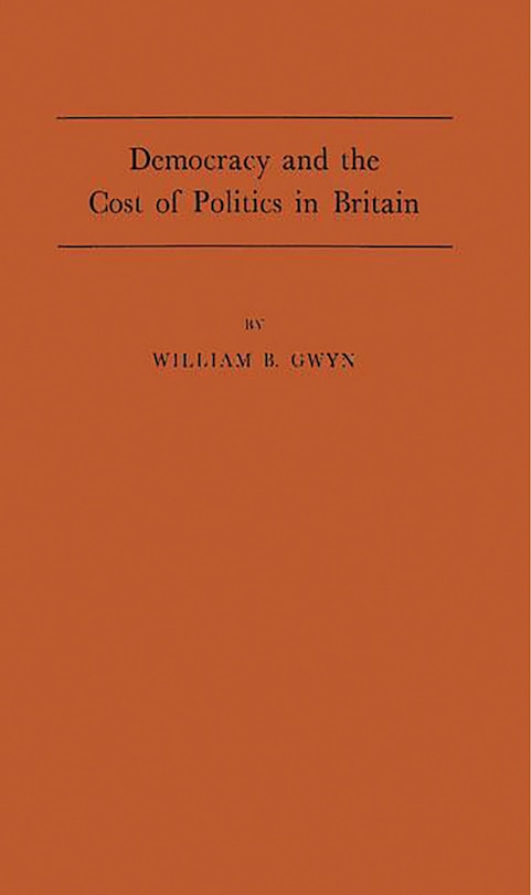 Front cover_Democracy and the Cost of Politics in Britain.