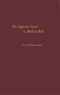 Couverture_The Supreme Court In Modern Role