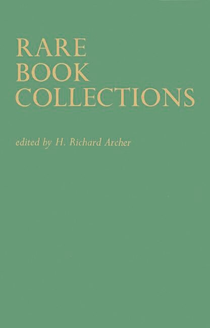 Front cover_Rare Book Collections