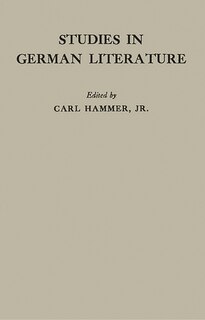 Front cover_Studies In German Literature