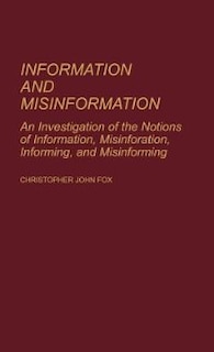 Couverture_Information and Misinformation