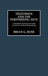 Couverture_Television and the Performing Arts