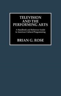 Couverture_Television and the Performing Arts
