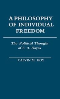Front cover_A Philosophy of Individual Freedom