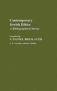 Front cover_Contemporary Jewish Ethics