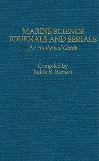 Front cover_Marine Science Journals and Serials