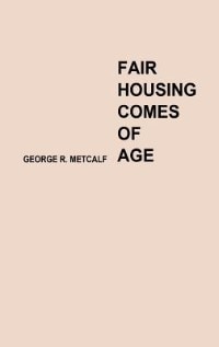 Front cover_Fair Housing Comes of Age