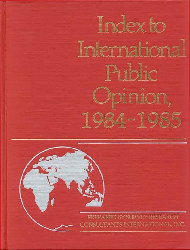 Front cover_Index to International Public Opinion, 1984-1985