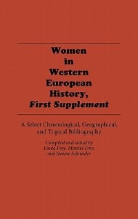 Front cover_Women in Western European History, First Supplement