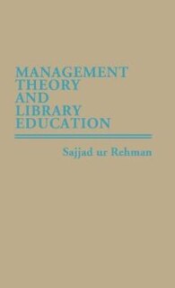 Front cover_Management Theory and Library Education