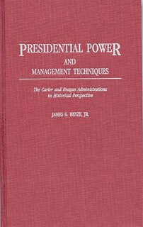 Front cover_Presidential Power and Management Techniques