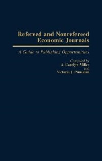 Front cover_Refereed and Nonrefereed Economic Journals