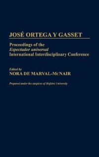 Front cover_Jose Ortega y Gasset