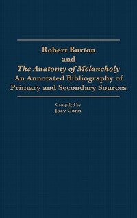 Front cover_Robert Burton and the Anatomy of Melancholy