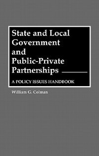 Couverture_State and Local Government and Public-Private Partnerships