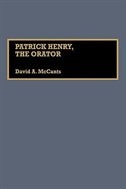 Front cover_Patrick Henry, the Orator