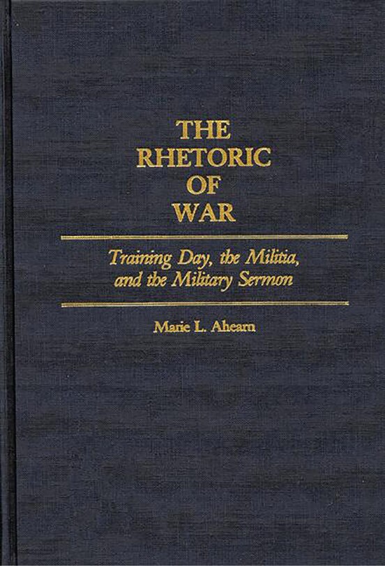 Front cover_The Rhetoric of War