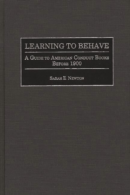 Front cover_Learning to Behave