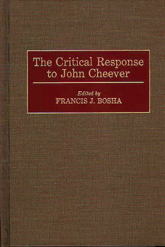 Couverture_The Critical Response To John Cheever