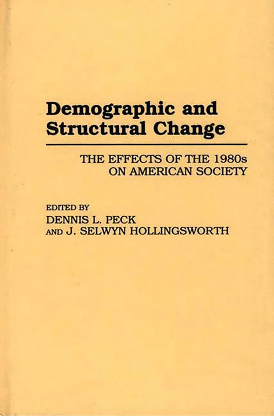 Front cover_Demographic and Structural Change