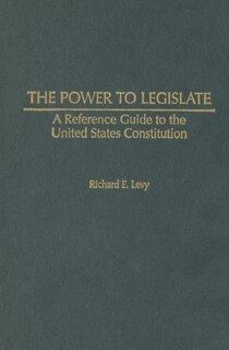 Front cover_The Power to Legislate