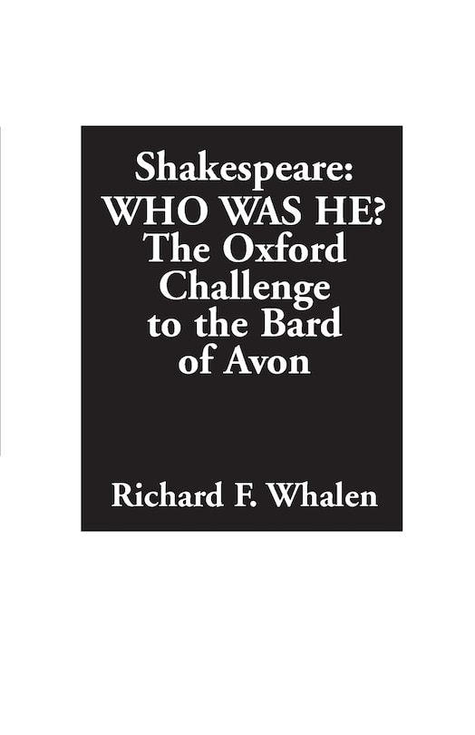 Front cover_Shakespeare-Who Was He?