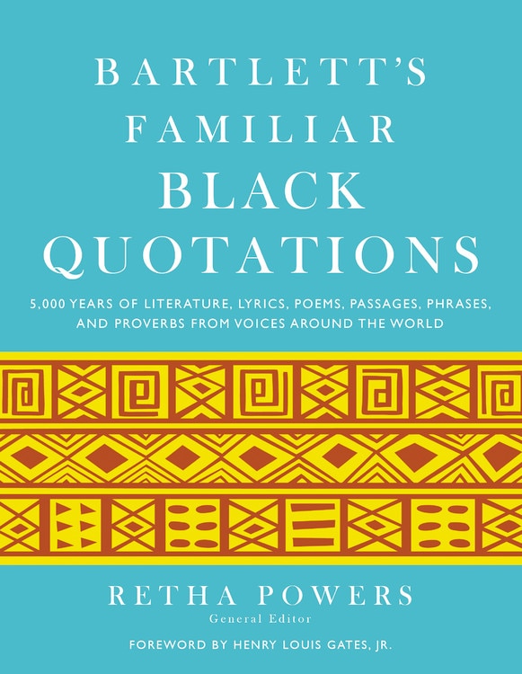 Front cover_Bartlett's Familiar Black Quotations