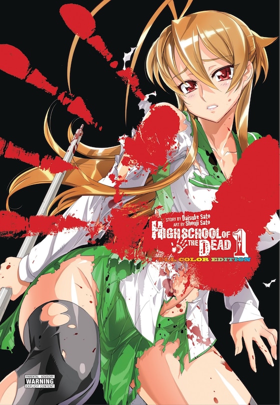 Front cover_Highschool Of The Dead Color Omnibus