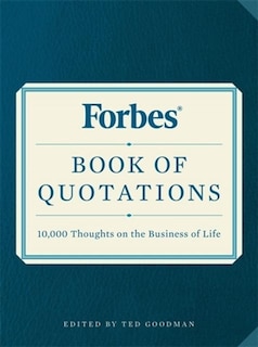 Front cover_Forbes Book Of Quotations