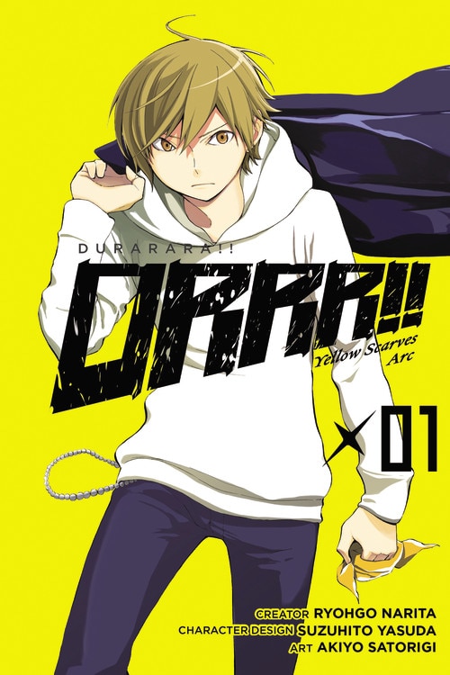Front cover_Durarara!! Yellow Scarves Arc, Vol. 1