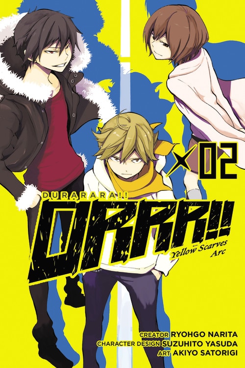 Front cover_Durarara!! Yellow Scarves Arc, Vol. 2