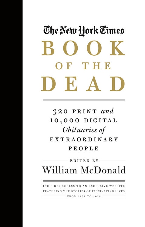 Front cover_The New York Times Book of the Dead
