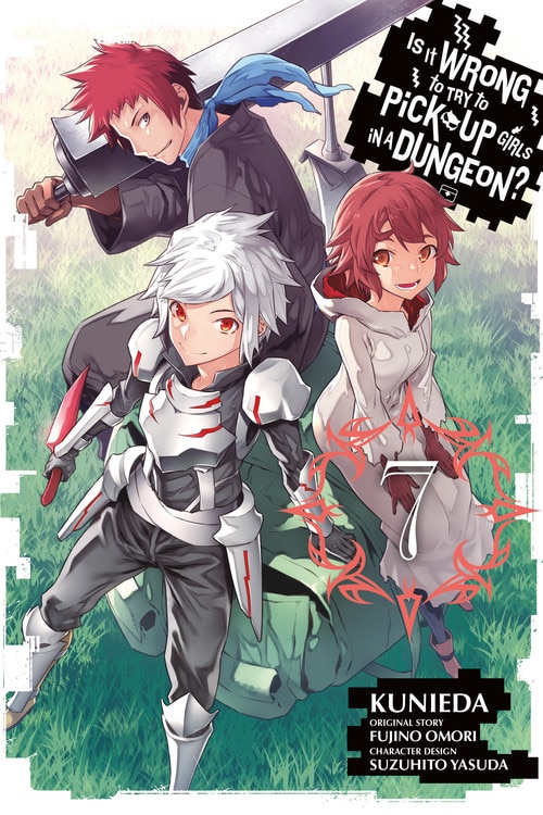 Front cover_Is It Wrong To Try To Pick Up Girls In A Dungeon?, Vol. 7 (manga)