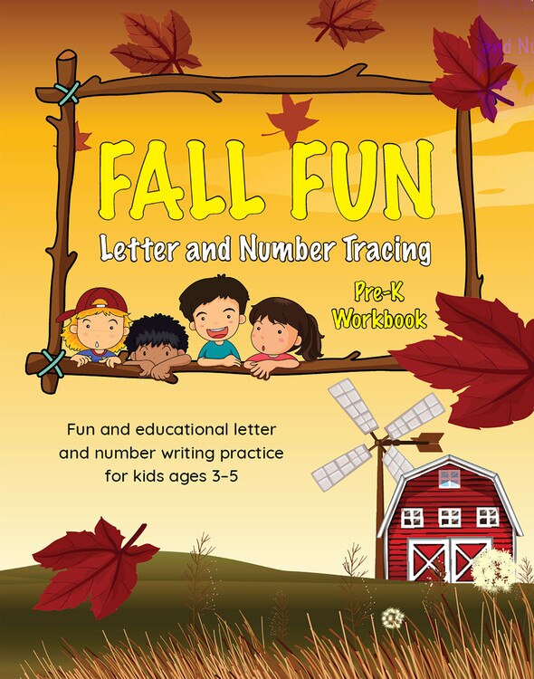Front cover_Fall Fun Letter and Number Tracing