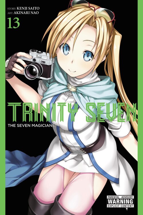 Front cover_Trinity Seven, Vol. 13