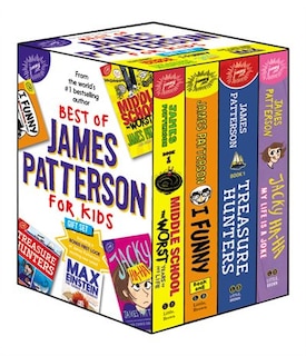 Couverture_Best Of James Patterson For Kids Boxed Set (with Bonus Max Einstein Sampler)