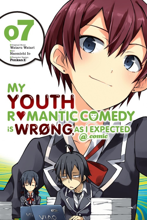 Front cover_My Youth Romantic Comedy Is Wrong, As I Expected @ Comic, Vol. 7 (manga)