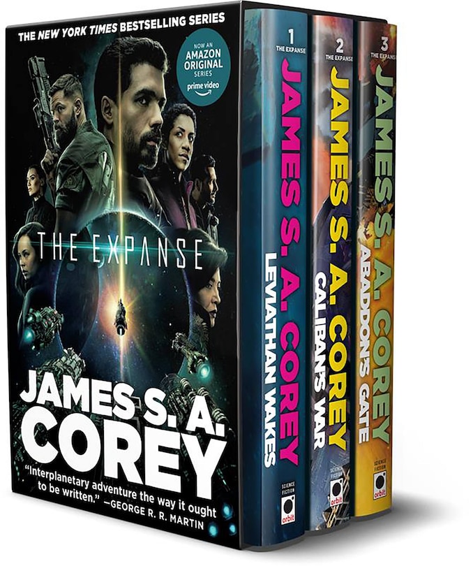 Front cover_The Expanse Hardcover Boxed Set: Leviathan Wakes, Caliban's War, Abaddon's Gate