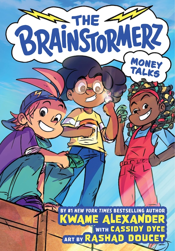 Front cover_The Brainstormerz: Money Talks (A Graphic Novel)