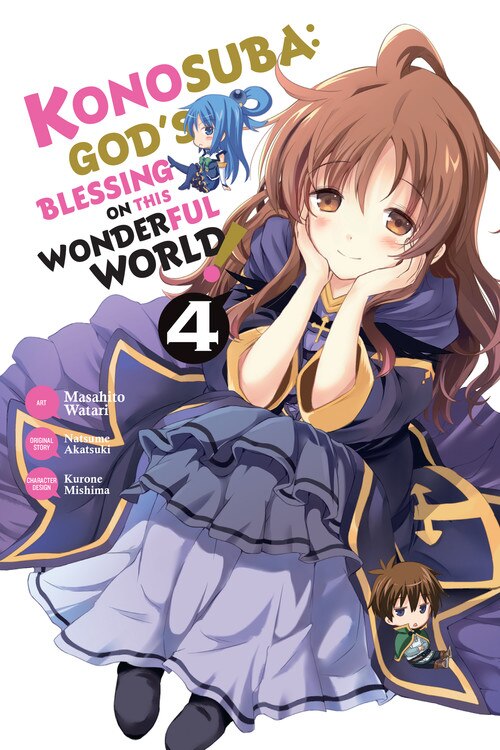 Front cover_Konosuba: God's Blessing On This Wonderful World!, Vol. 4 (manga)