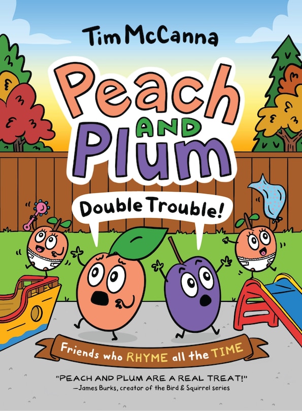 Front cover_Peach and Plum: Double Trouble! (A Graphic Novel)