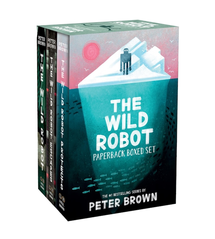 Front cover_The Wild Robot Paperback Boxed Set