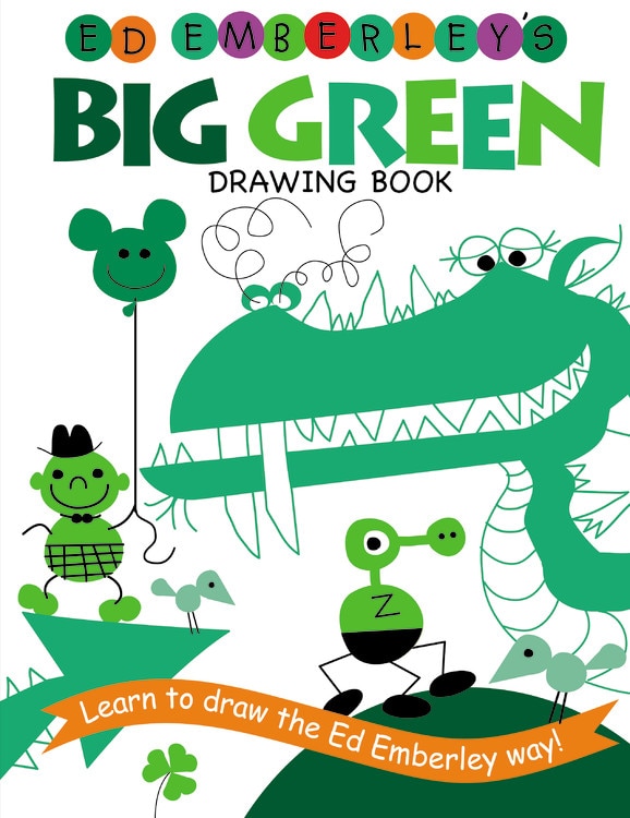 Front cover_Ed Emberley's Big Green Drawing Book