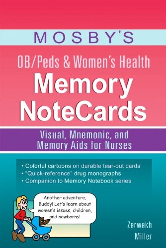 Couverture_Mosby's OB/Peds and Women's Health Memory NoteCards