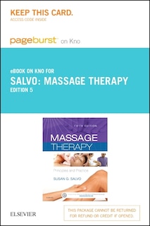 Front cover_Massage Therapy - Pageburst eBook on Kno (Retail Access Card)