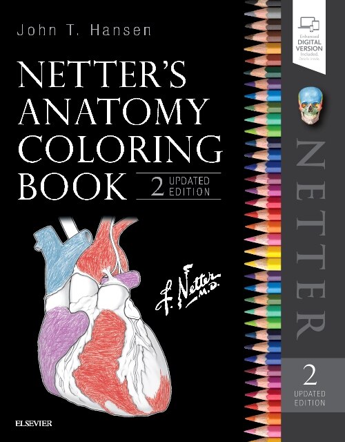 Front cover_Netter's Anatomy Coloring Book Updated Edition
