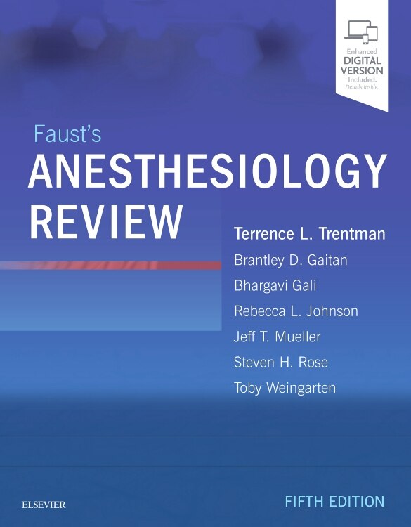 Couverture_Faust's Anesthesiology Review
