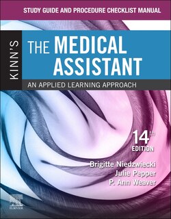 Couverture_Study Guide And Procedure Checklist Manual For Kinn's The Medical Assistant