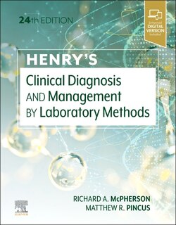 Couverture_Henry's Clinical Diagnosis And Management By Laboratory Methods