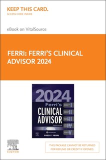 Couverture_Ferri's Clinical Advisor 2024,Elsevier E-Book on VitalSource (Retail Access Card